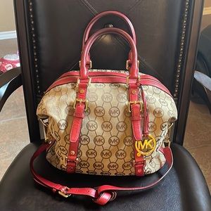 Michael Kors Tan & Brown Handbag